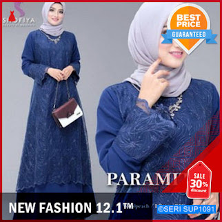 SUP1091D30 Dress Brukat Kondangan Gaun Pesta Murah BMGShop