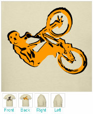 Mountain Bike T-shirt - Dirt Bike Rider