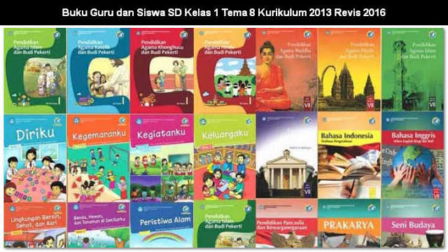 Buku Pegangan Guru dan Siswa SD Kelas 1 Tema 8 Kurikulum 2013 Revis 2016 Buku Pegangan Guru dan Siswa SD Kelas 1 Tema 8 Kurikulum 2013 Revis 2016