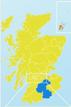 Map of Scotland