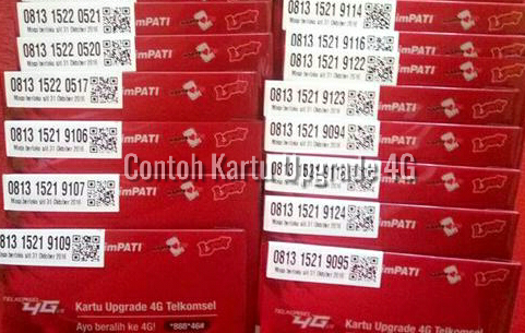 cara upgrade kartu telkomsel jadi 4G