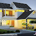 Superb 3 bedroom modern double storied house plan