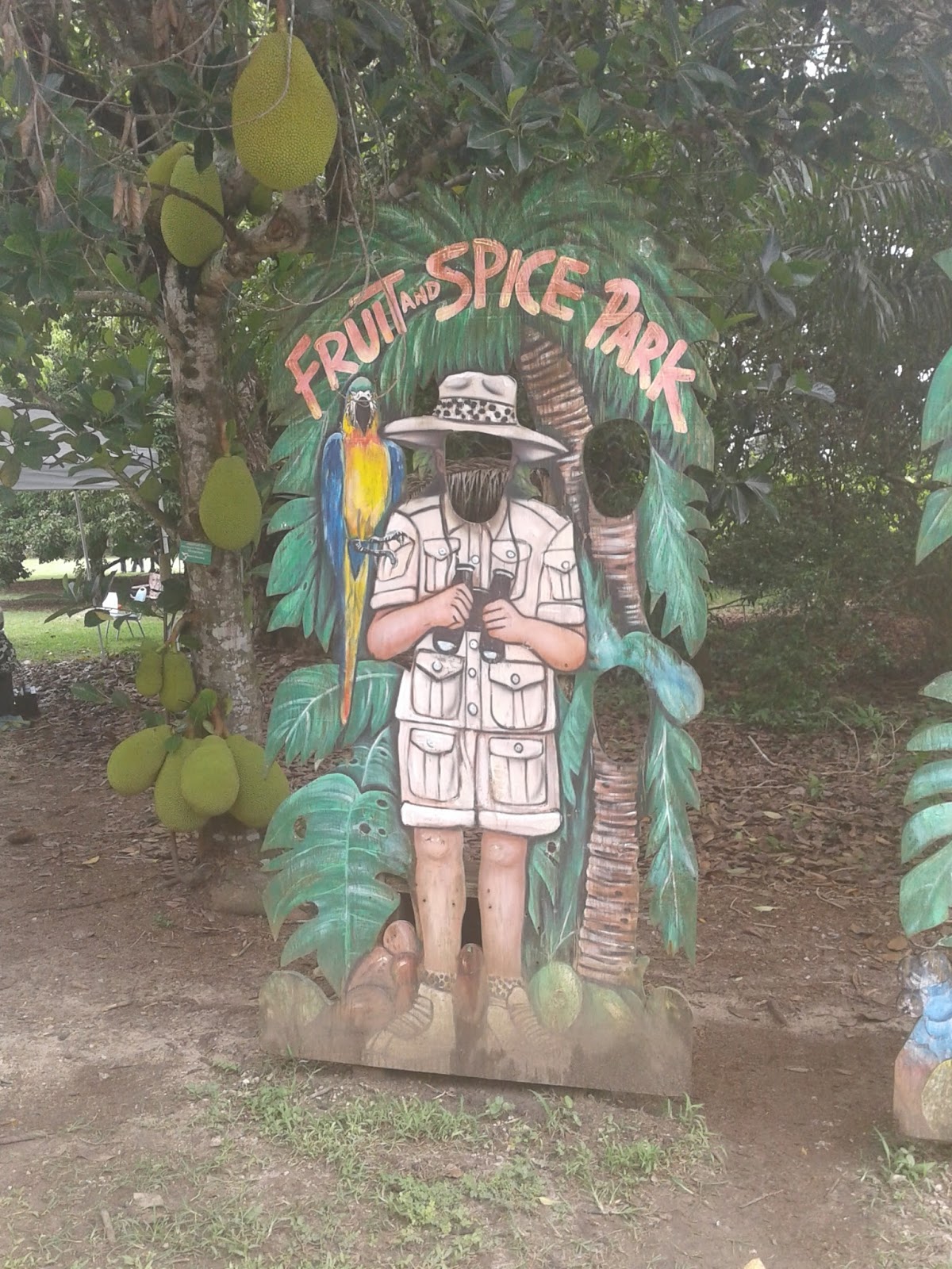 Joan, my views Fruit and Spice Park, Homestead, Florida