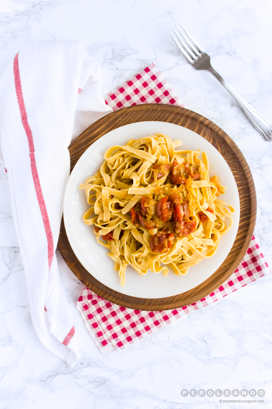 Pasta fresca de harina de garbanzo 