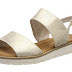 Sandalias de talón abierto en varios colores metalizados