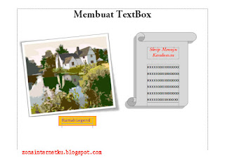 Hasil Akhir Menggunakan Toolbar Textbox Microsoft Word 2007