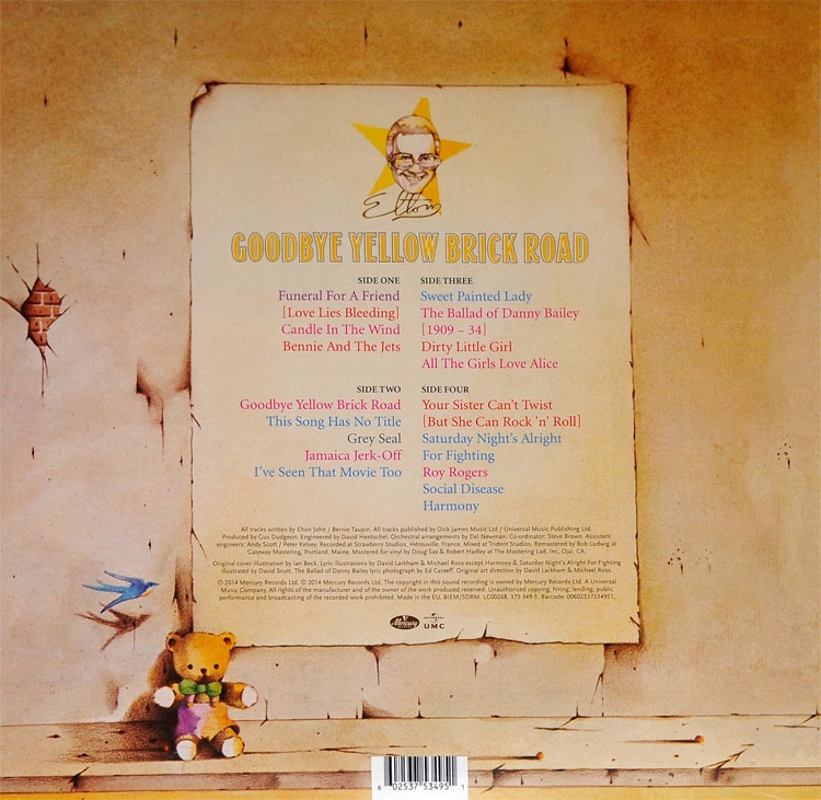 Discos para história Goodbye Yellow Brick Road, de Elton John (1973)