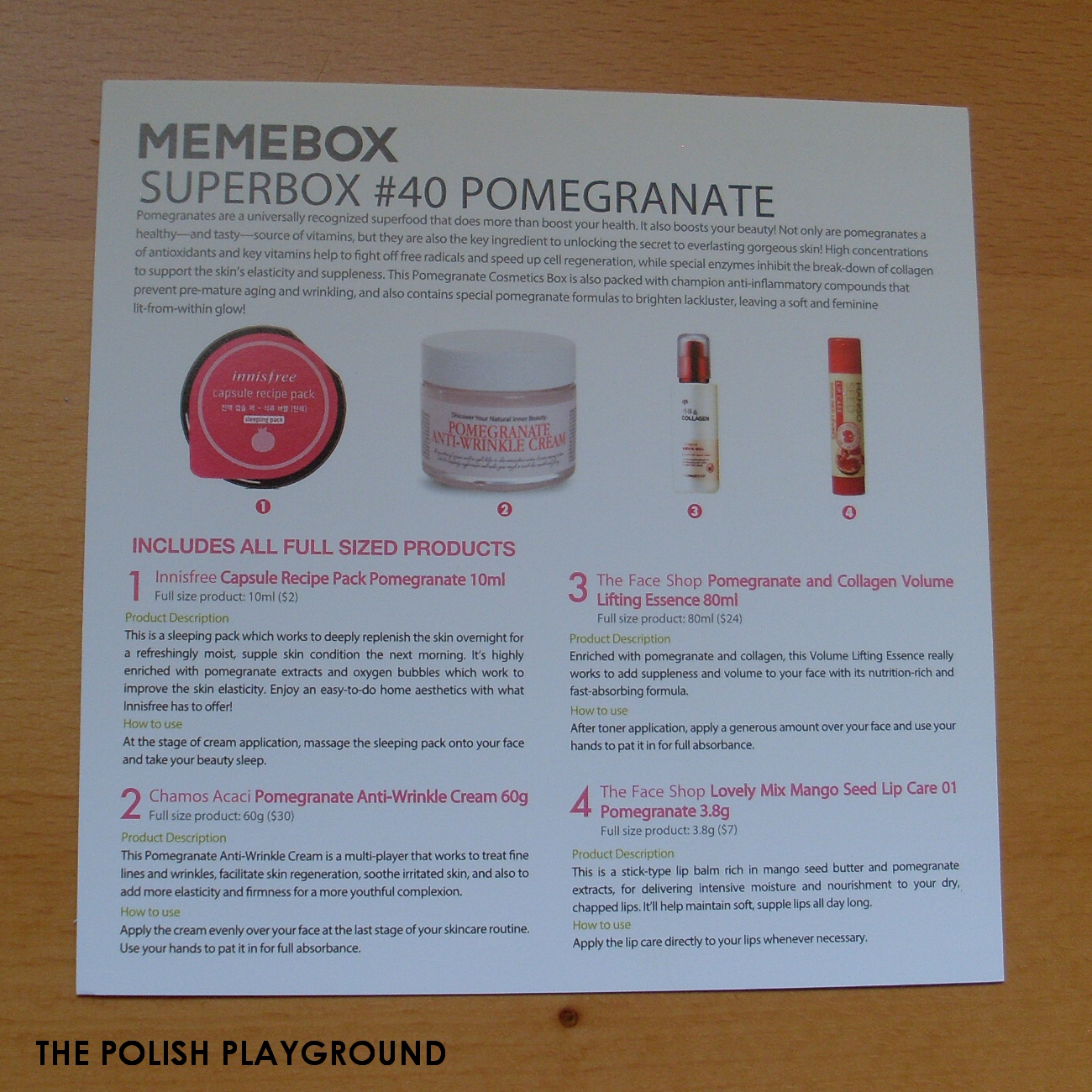 Memebox Superbox #40 Pomegranate Cosmetics Unboxing