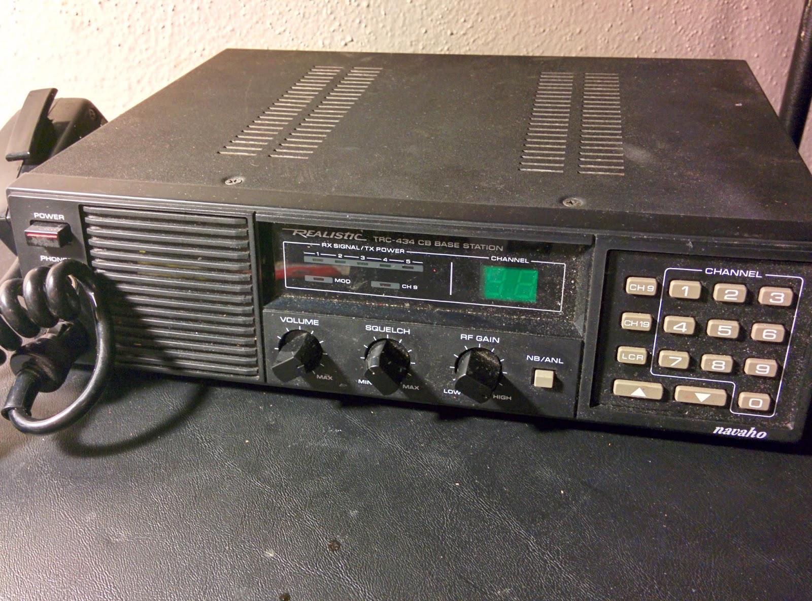 Retro Tech! 1987 Realistic Navajo TRC434 CB Radio Base Station