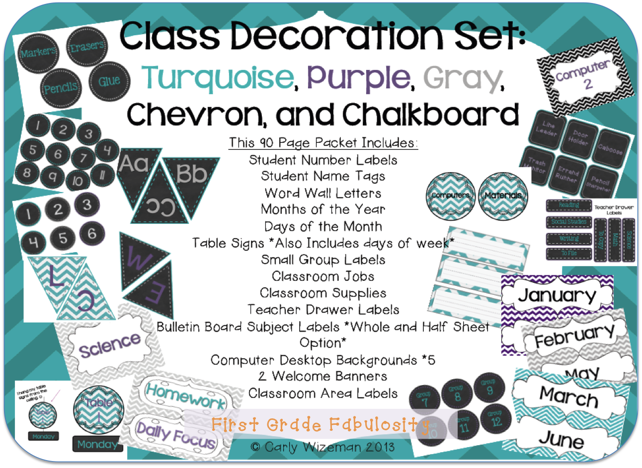 First Grade Fabulosity Bulletin Board Titles first-grade-fabulosity-bulletin-board-titles