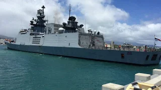 Exercise KAKADU 2018: INS Sahyadri reaches Port Darwin in Australia