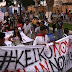 Trujillanos marchan en contra de Alan García y Keiko Fujimori