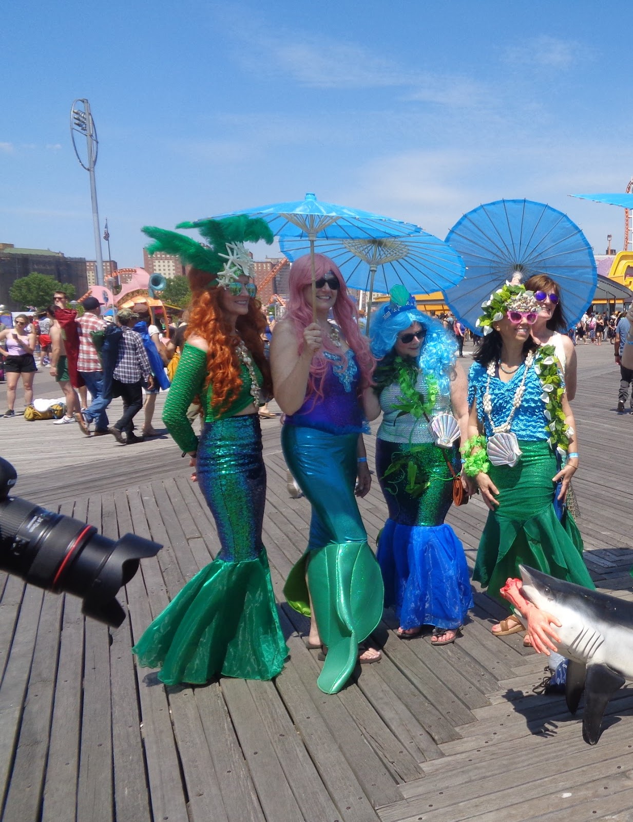 Mel Parish Sixty at Sixty Coney Island Mermaid Parade, NYC