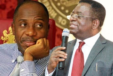 Judges Invasion: DSS After Me For Refusing Bribe From Amaechi, APC Over Akwa-Ibom Governorship amaechi and justice okoro