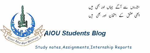 AIOU ASSIGNMENTS AND PAPERS