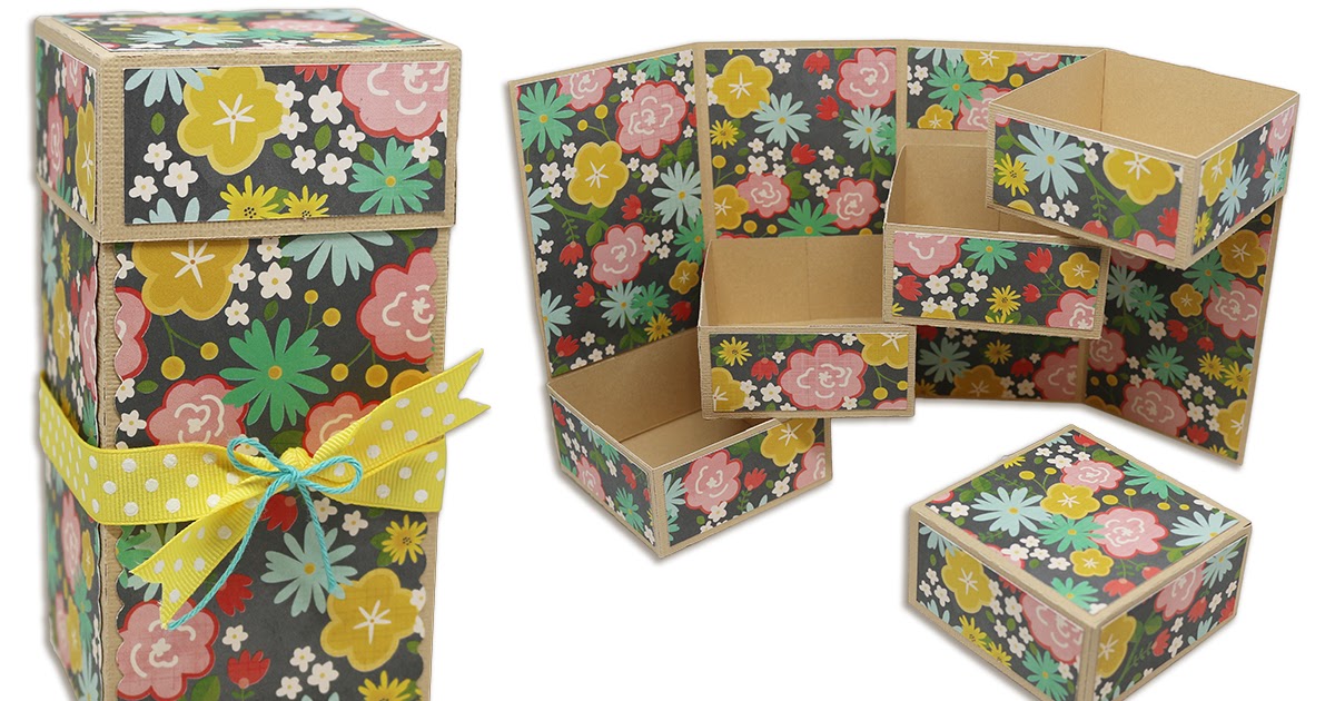 Gift Tower Boxes Bits of Paper