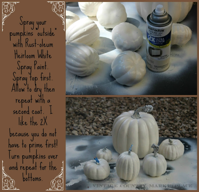 Vintage Country Style: Pottery Barn Pumpkin Hack