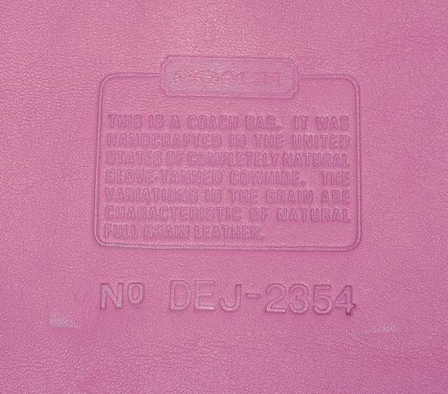 How to tell if a Coach Bag is Authentic