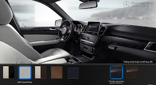 Nội thất Mercedes GLE 400 4MATIC Exclusive 2015 màu Xám Crystal 228