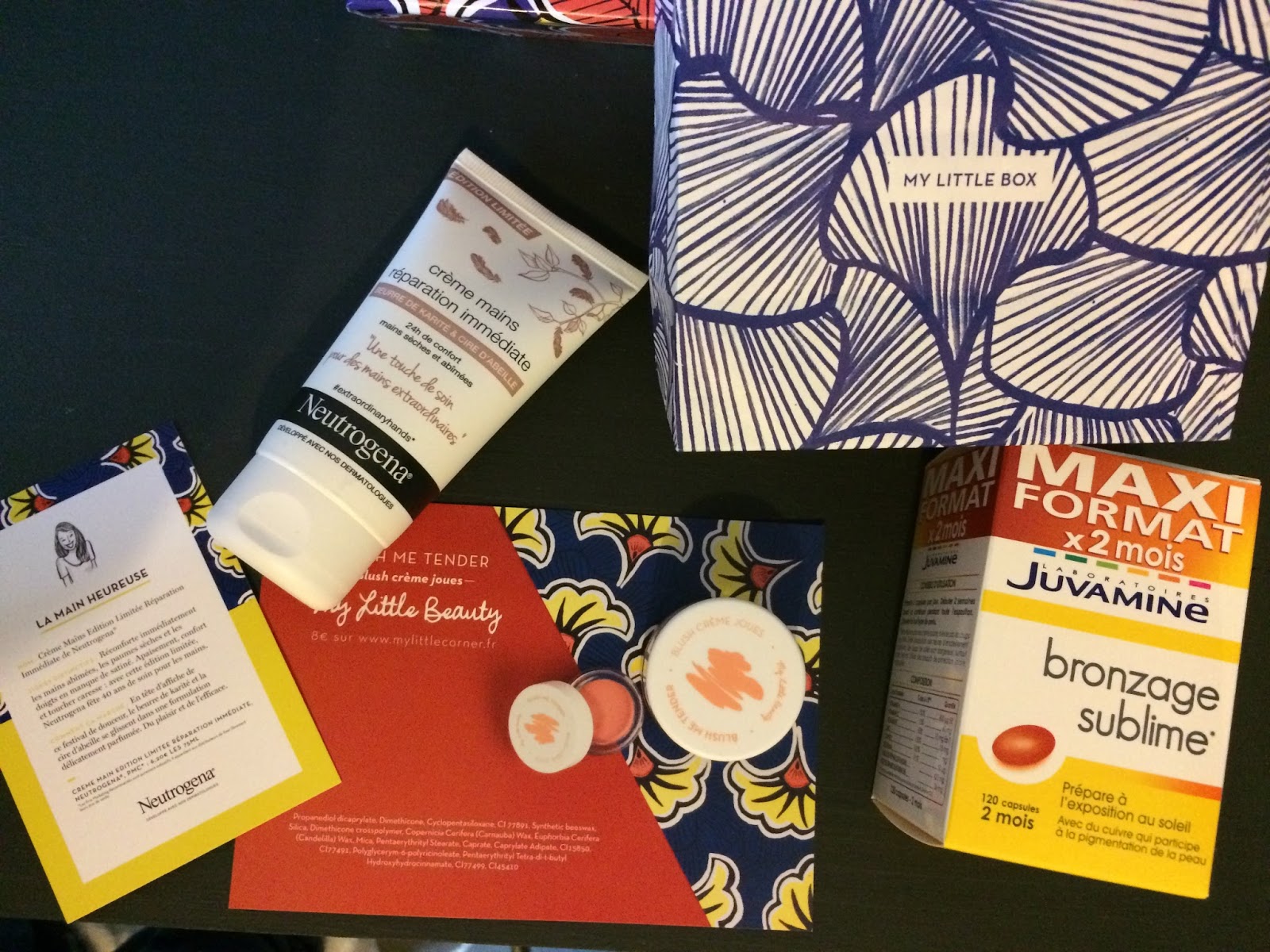 Delphine Paleskin Les box aout et septembre de my little box
