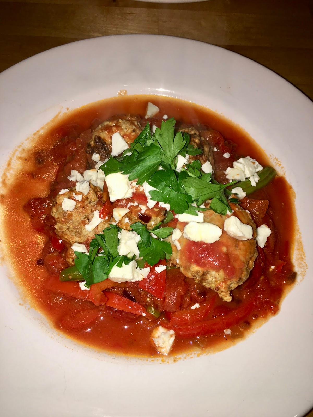 Turkey Meatballs with Feta