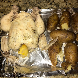 chicken potatoes lemon pressure pepper under pot instant whole cooker skin place broiler oven breast