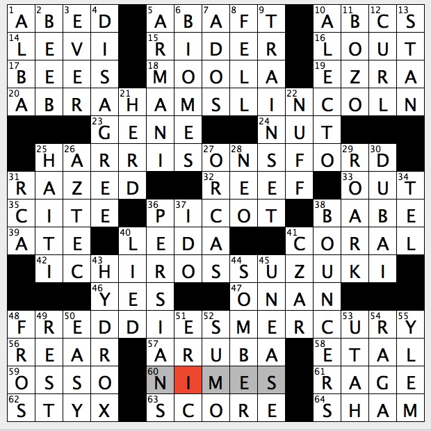 Coral structure crossword clue