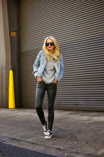 Color-Block By FelyM.: HOW TO WEAR LEATHER LEGGINGS / COME ABBINARE I ...