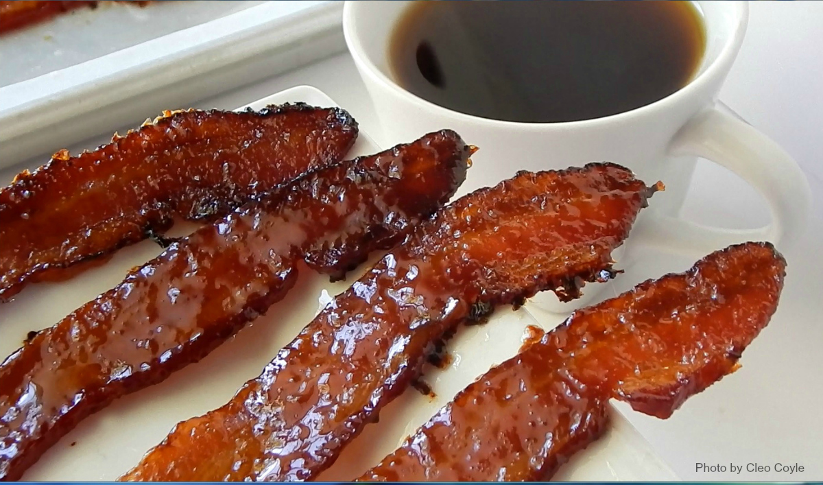 Cleo Coyle How to Make Perfect Coffee Bacon with Maple