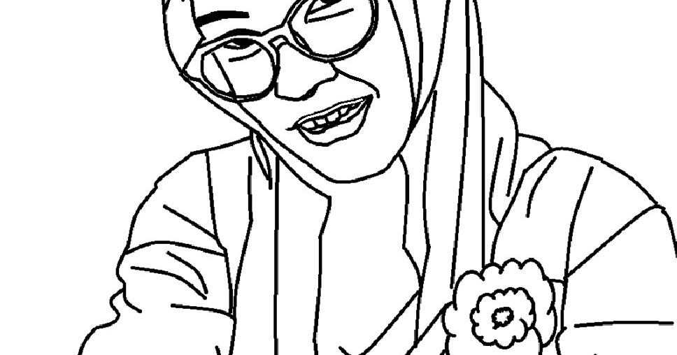 Mewarnai Gambar: Mewarnai Gambar Bidadari 1