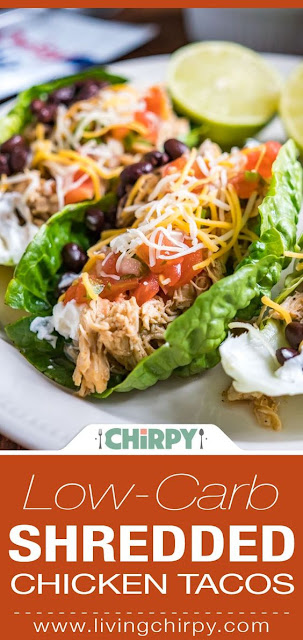 Low-Carb Shredded Chicken Tacos