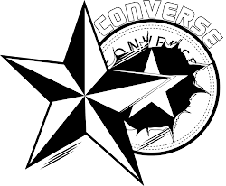 converse star drawing clipart stars tattoos tattoo sailor nautical sleeve shoes designs template vectors freedom anchor pattern stern bild note