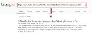 Cara Paling Mudah Mengetahui Artikel Terindex Di Google