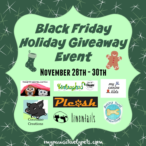 Pawsitively Pets Black Friday Holiday Giveaway Event Preview
