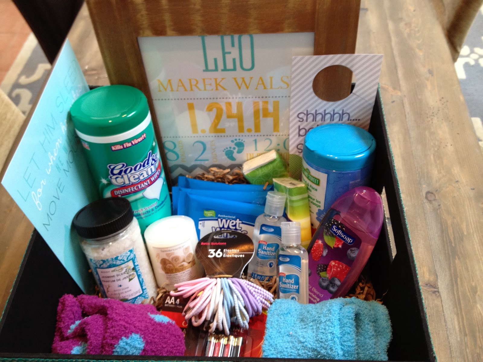 Moments with The Smith's New Mommy home basket!