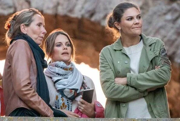 Queen Silvia, Princess Sofia and Princess Madeleine and Erik Hellqvist. Crown Princess Victoria Victoria wore H&M jacket