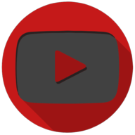 youtube colorful button