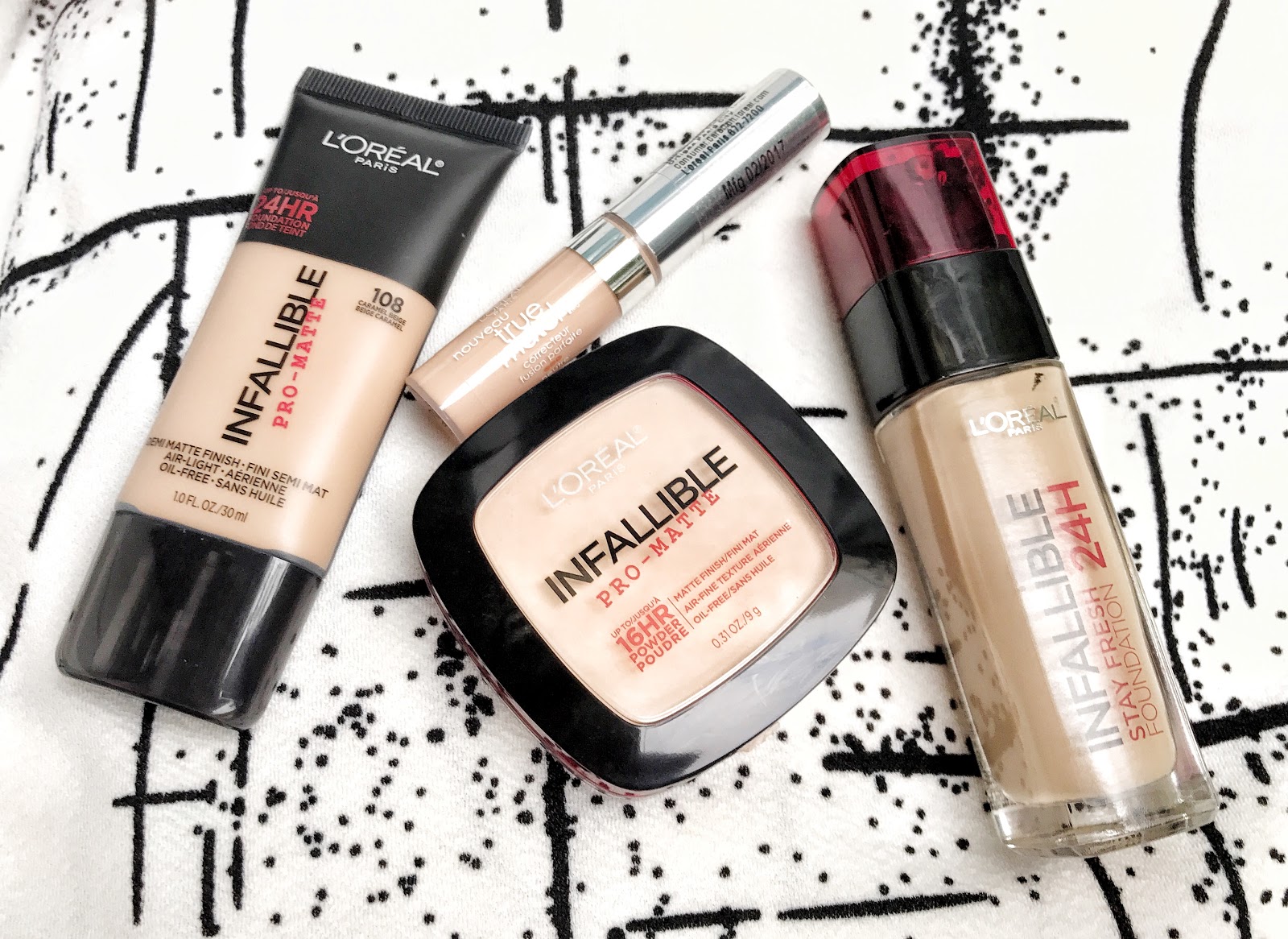 matte foundations & concealers