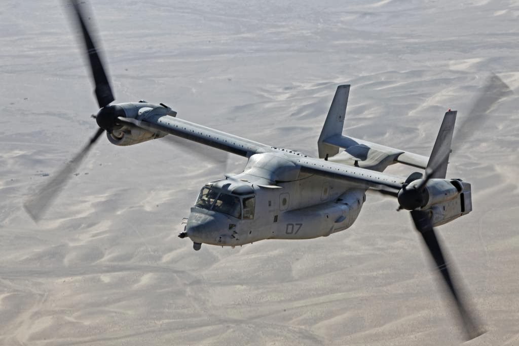 Mv 22 Osprey Vtol Tiltrotor Aircraft Over Afghanistan Global Military