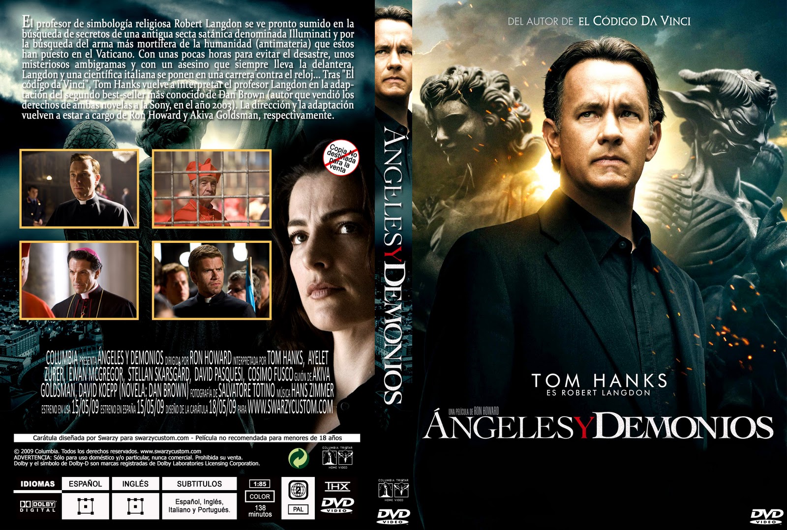 caratulasdepeliculasdvd ANGELES Y DEMONIOS