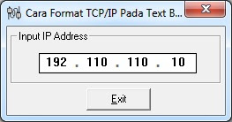 Cara Format TCP/IP Address Pada Text Box dengan VB6
