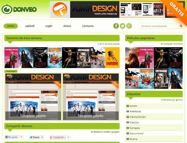 Donveo Blogger Template