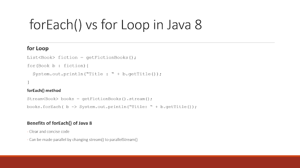 How to use forEach() method in Java 8? Examples