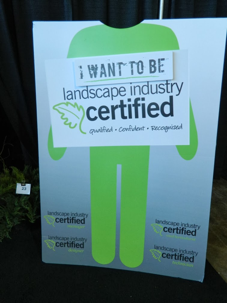 Landscape Ontario 2014 Congress certification by garden muses-a Toronto gardening blog