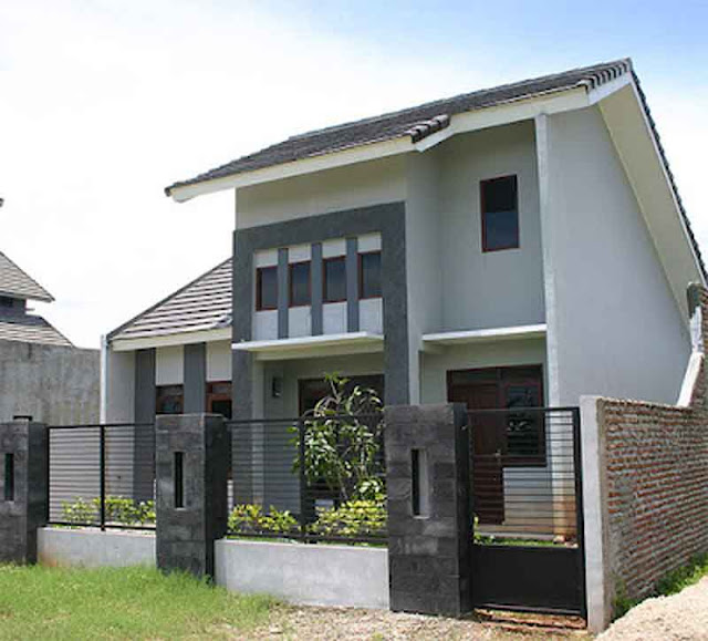 Contoh desain rumah minimalis type 70 dua lantai Contoh desain rumah minimalis type 70 dua lantai