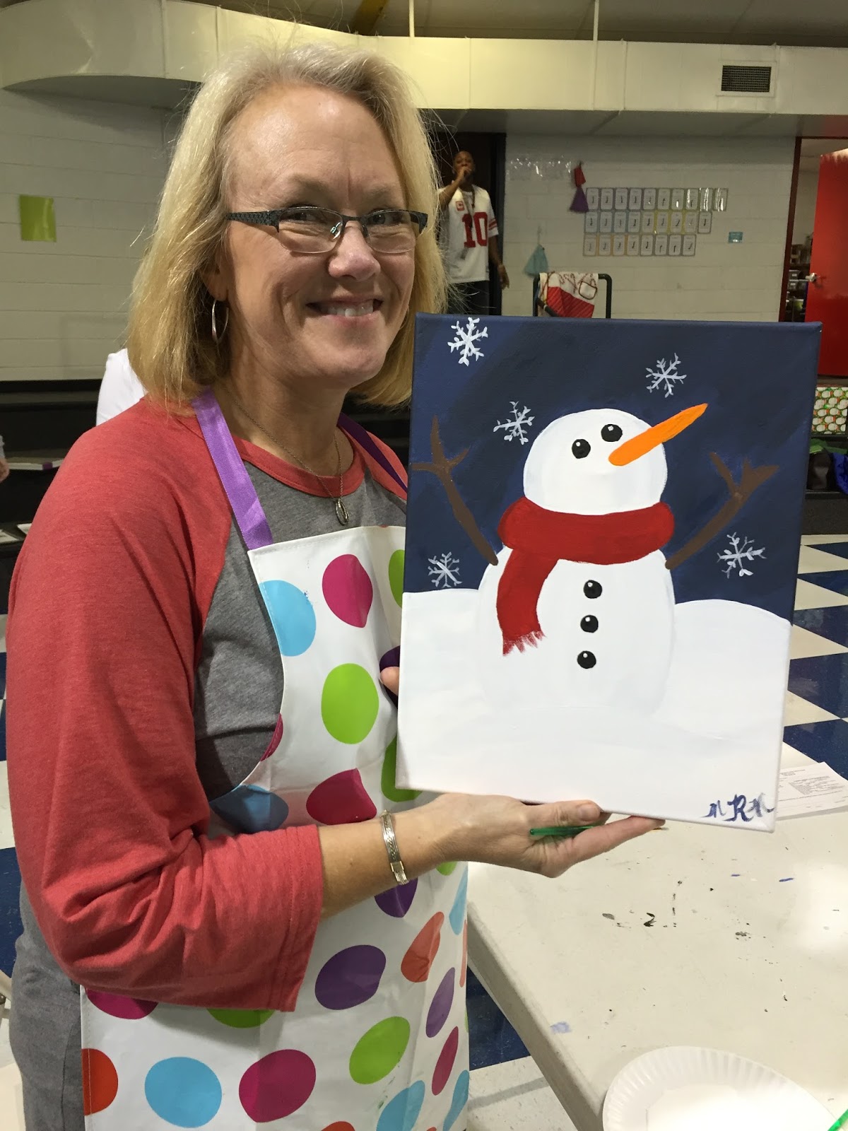 Elements of the Art Room Faculty Painting Night!