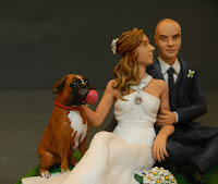 cake topper migliori con cani e gatti volti personalizzati abiti eleganti orme magiche 