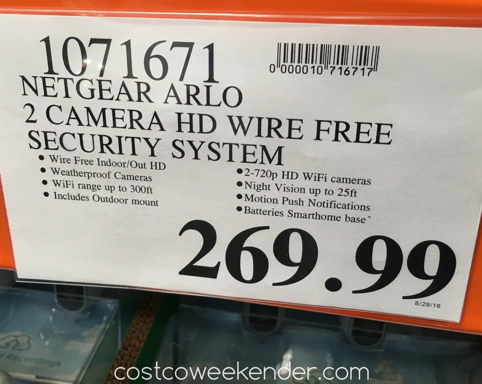 Netgear Arlo VMS3230C WireFree Security Cameras Costco Weekender