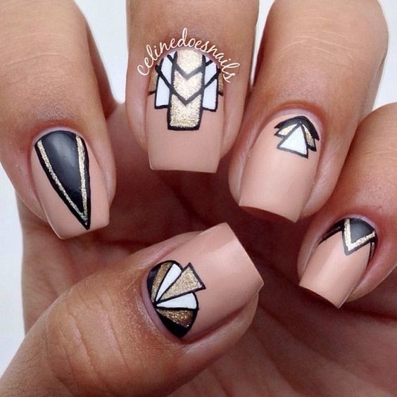 Art Deco Nail Designs
