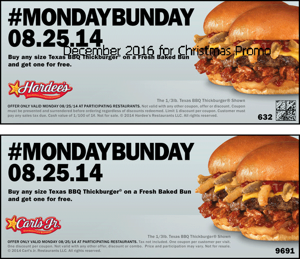 Free Promo Codes and Coupons 2020: Hardees Coupons